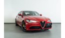 Alfa Romeo Giulia 2019 Alfa Romeo Giulia Veloce Q4 / 5yrs, 120k kms Warranty & Service