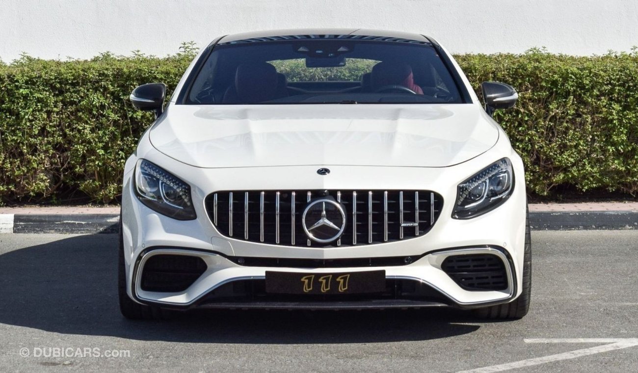 مرسيدس بنز S 63 AMG كوبيه V8 BITURBO 4MATIC+ / Warranty / GCC Specs