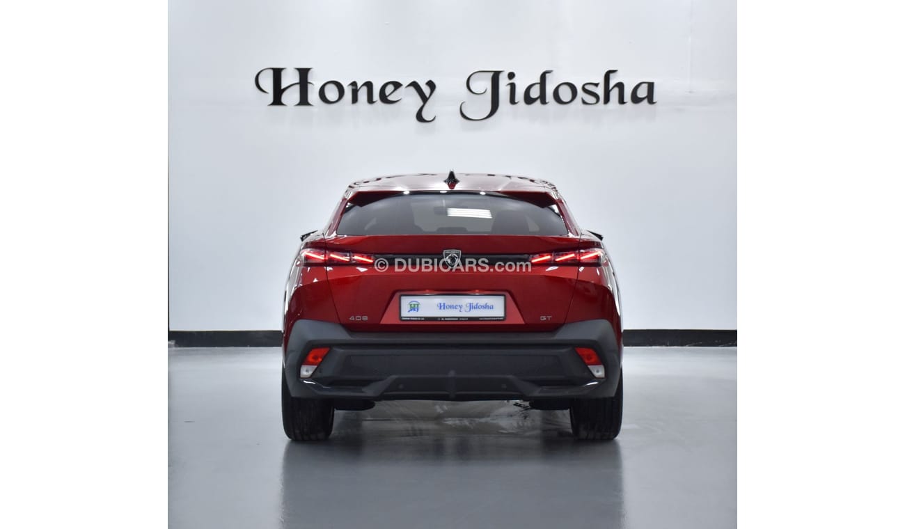 Peugeot 408 EXCELLENT DEAL for our Peugeot 408 GT ( 2024 Model ) in Red Color GCC Specs