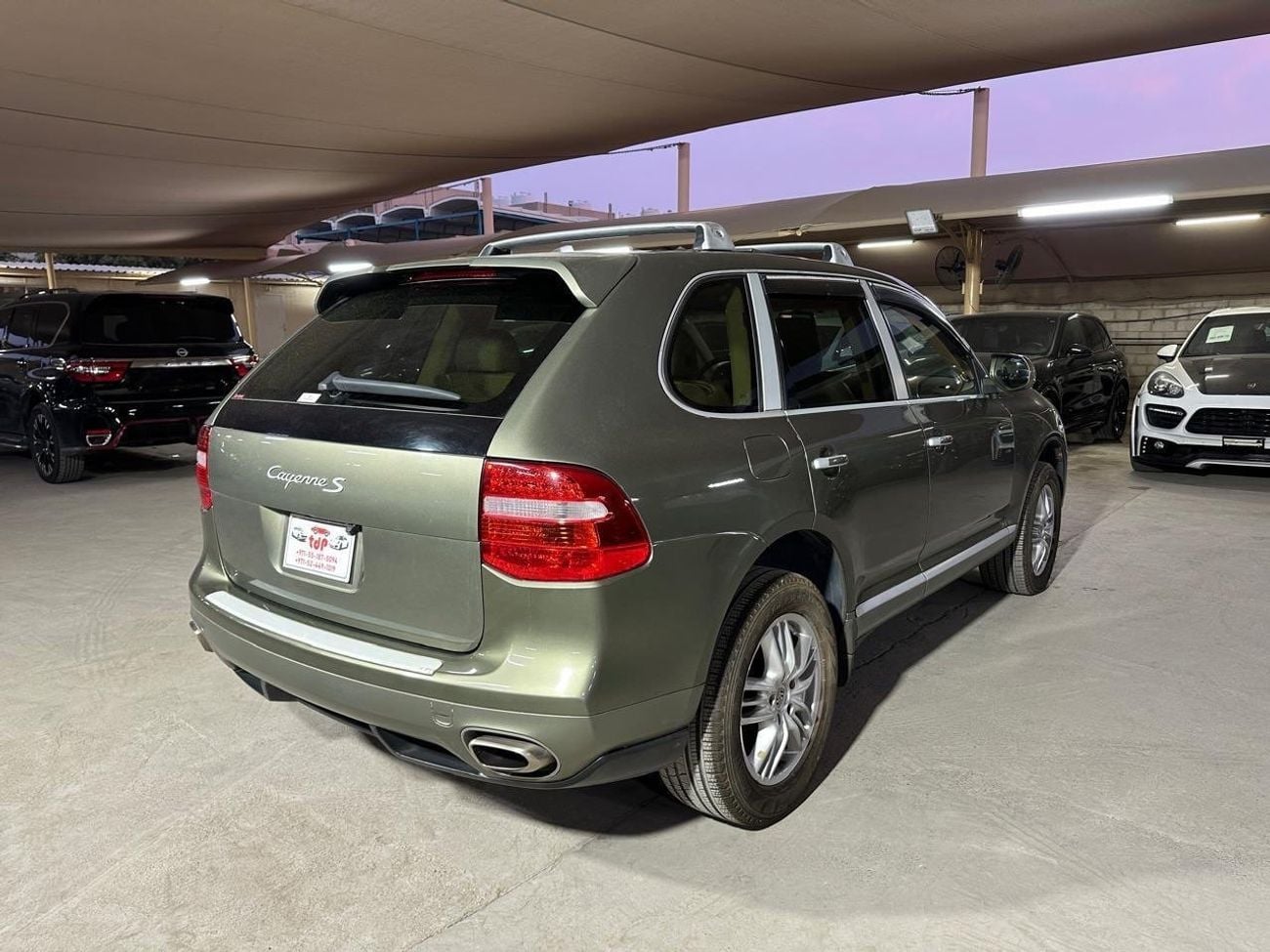 Porsche Cayenne PORSCHE CAYENNE S 2008 4.8L | RARE OLIVE GREEN EXTERIOR | PANORAMIC ROOF | BEIGE INTERIOR