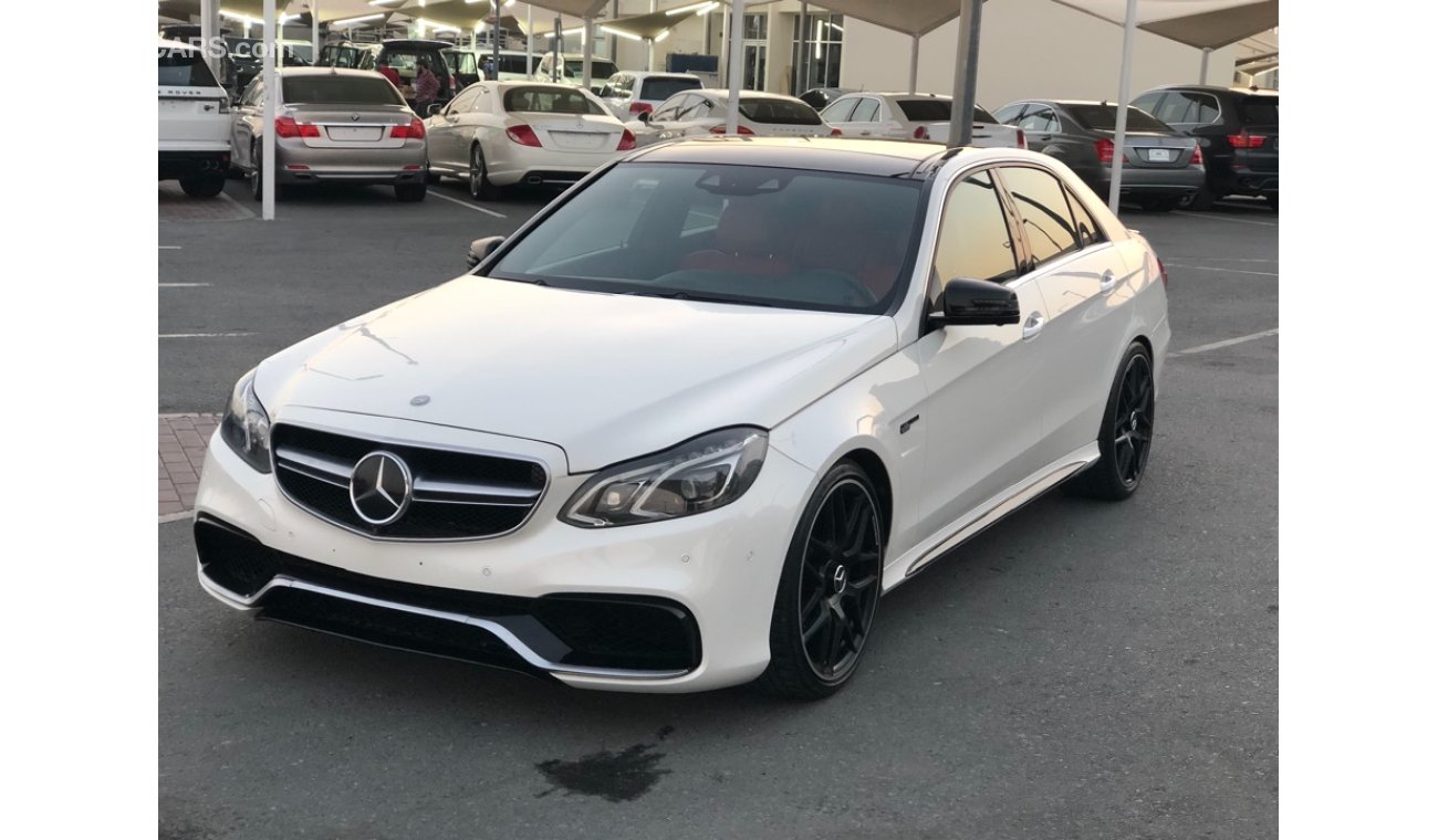 Mercedes-Benz E 63 AMG MERCEDES BENZ E63 AMG model 2014 car prefect condition full option panoramic roof leather seats back