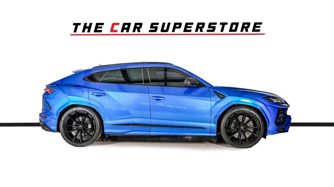 Lamborghini Urus STD 4.0T V8 Blue Eleos-Lamborghini Warranty-Full Carbon Fiber Interior-Bi-Colour Leather