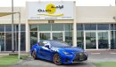 Lexus RC F 2016 V8 Agency Warranty Full Service History