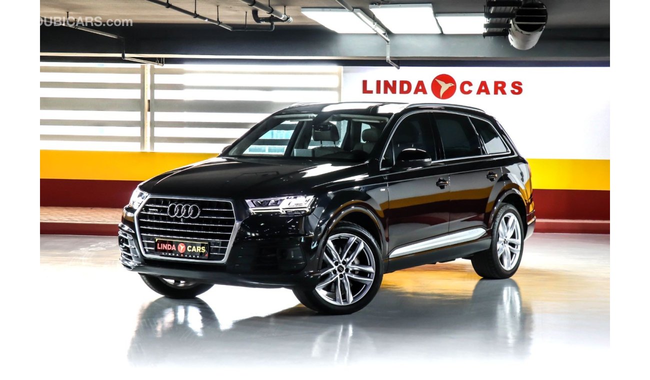 Audi Q7 Audi Q7 45 TFSI Quattro S-Line 2018 GCC under Warranty with Flexible Down-Payment