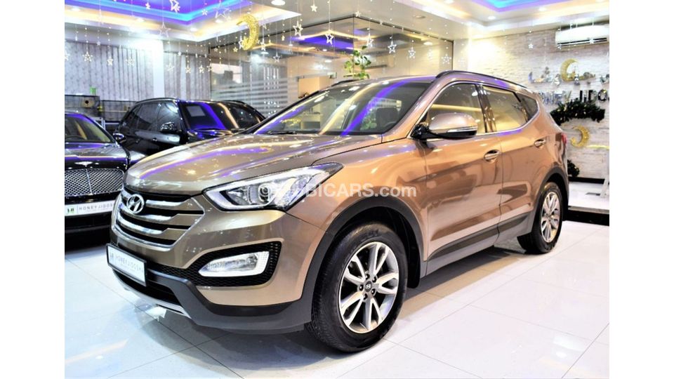 Hyundai Santa Fe 2015 Model!! in Brown Color! GCC Specs for sale: AED ...