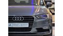 Audi A3 ORIGINAL PAINT ( صبغ وكاله ) Full Service History ( Single Owner!! ) AMAZING Audi A3 1.8 2015 Model!