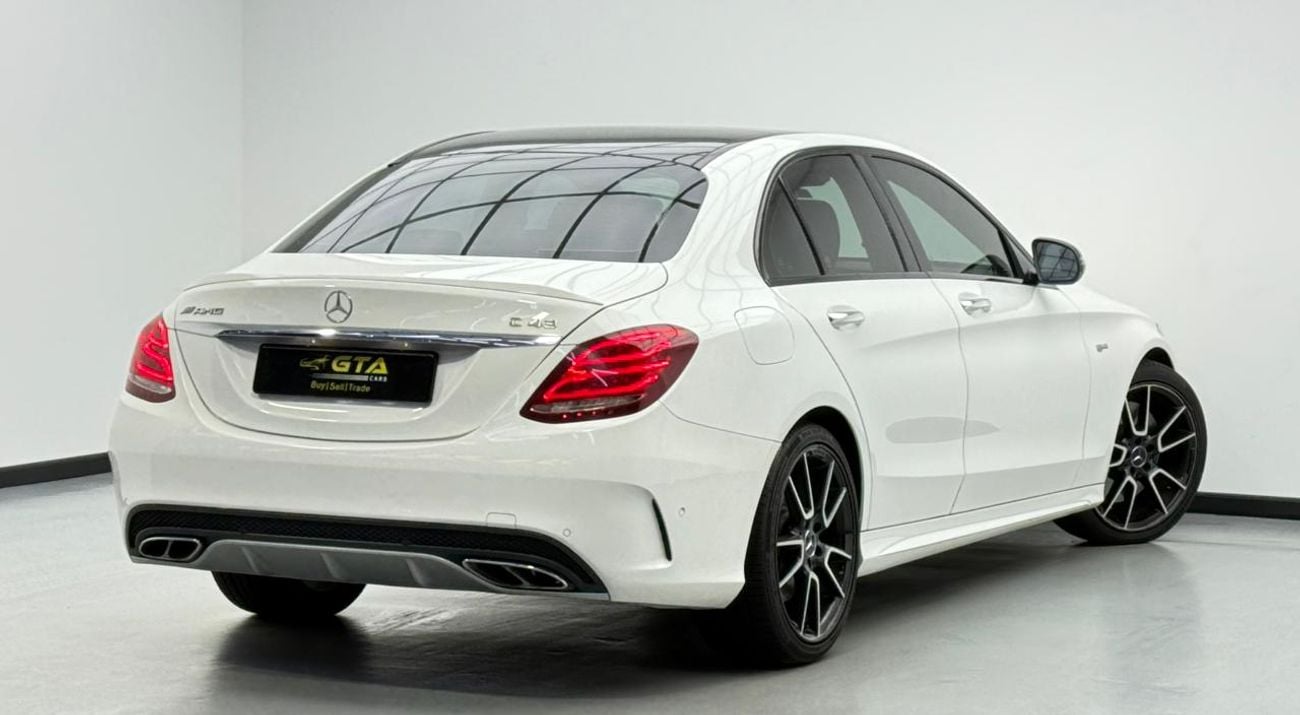 مرسيدس بنز سي 43 ايه ام جي 2017 Mercedes C43 AMG 4matic, Service Contract Deutsche, Full Service History, GCC