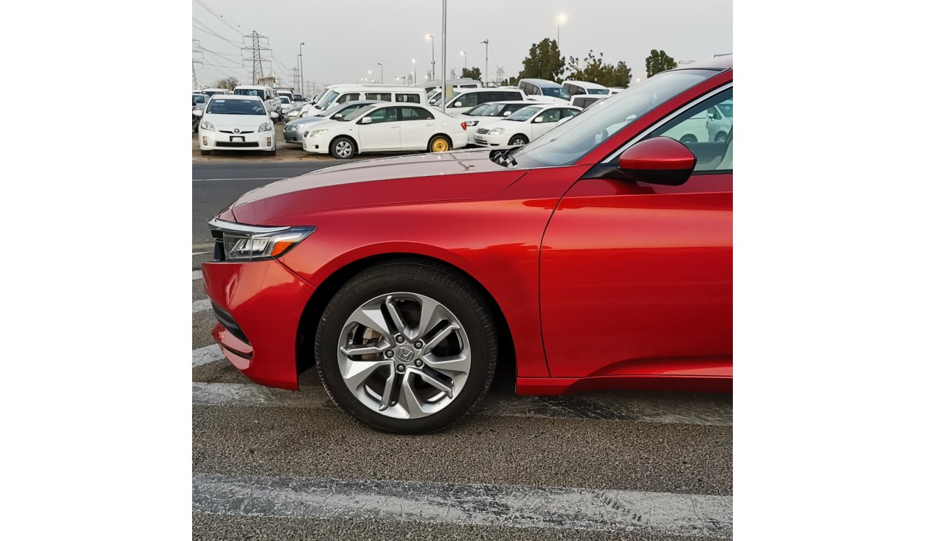 هوندا أكورد 1.5L V4 PETROL / FULL OPTION 2018 RED ( LOT # 772)