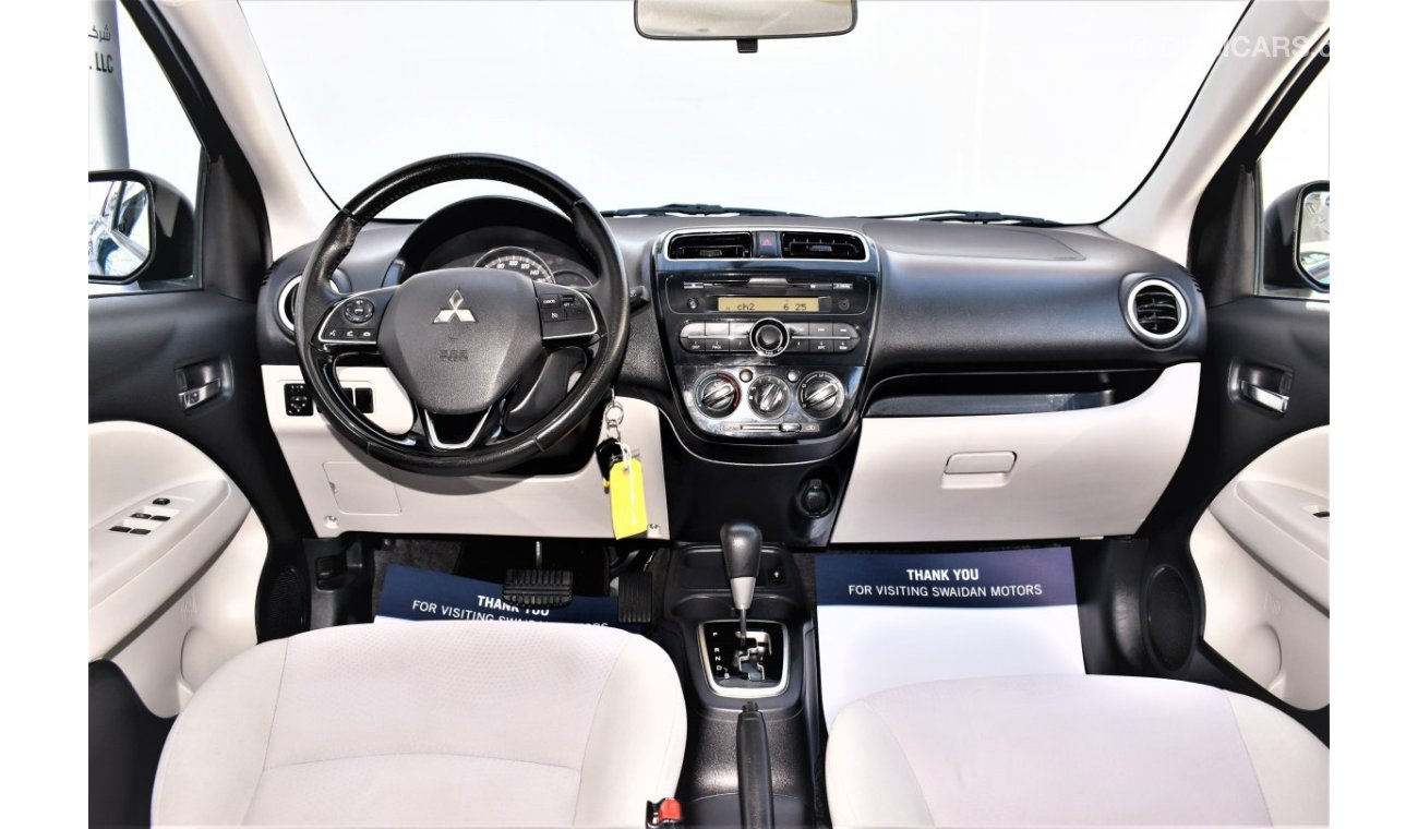 Mitsubishi Attrage AED 703 PM | 1.2L GLX GCC DEALER WARRANTY