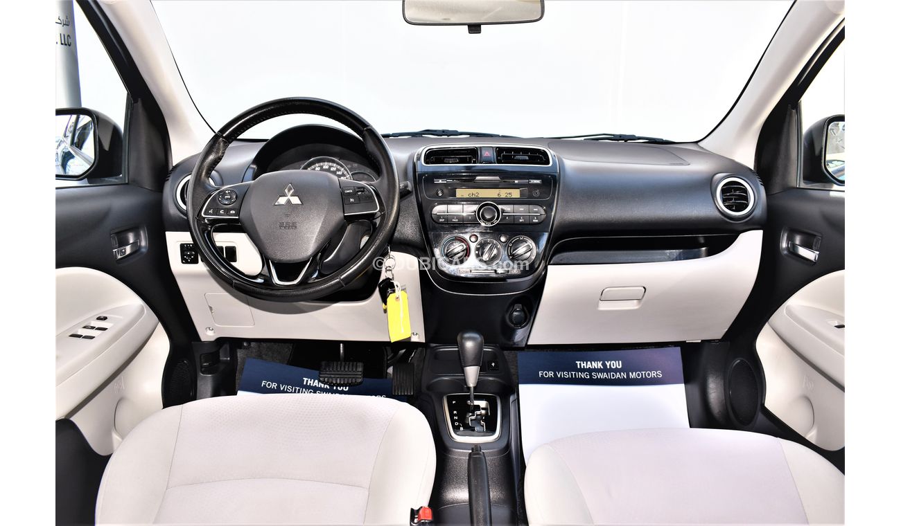 Mitsubishi Attrage AED 703 PM | 1.2L GLX GCC DEALER WARRANTY