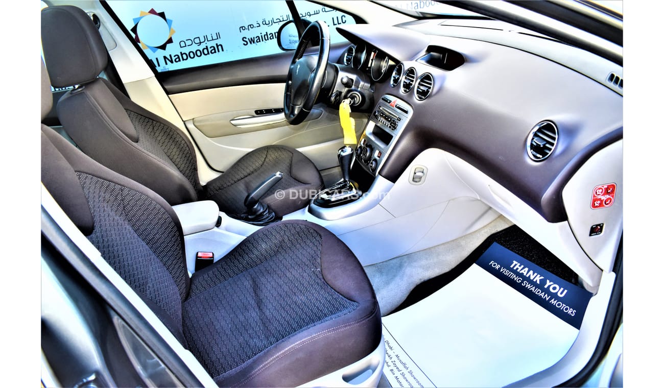 بيجو 308 1.6L SW 2011 MODEL GCC SPECS