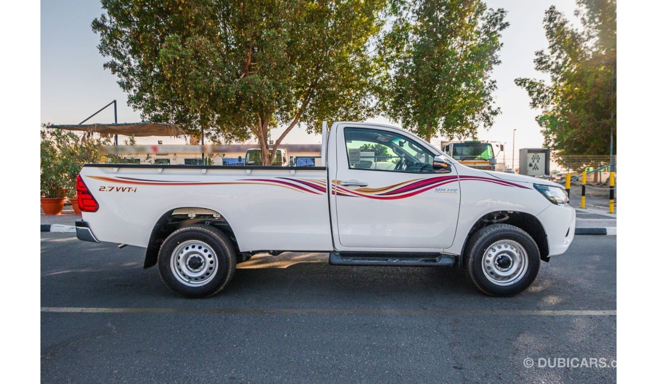 تويوتا هيلوكس 2021 Toyota Hilux 2.7L AT 4x2 | Back Cam + Bedliner + Red Inside + Alloy | Export Only