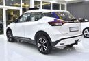 نيسان كيكس EXCELLENT DEAL for our Nissan Kicks ( 2022 Model ) in White Color GCC Specs