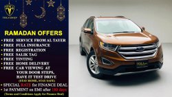 فورد إدج SEL + LEATHER SEATS + BIG SCREEN + AWD / GCC / 2017 / WARRANTY + SERVICE 30/05/2023 / 1,295 DHS P.M.