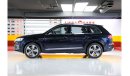 Audi Q7 RESERVED ||| Audi Q7 45 TFSI 2016 GCC under Warranty with Flexible Down-Payment.