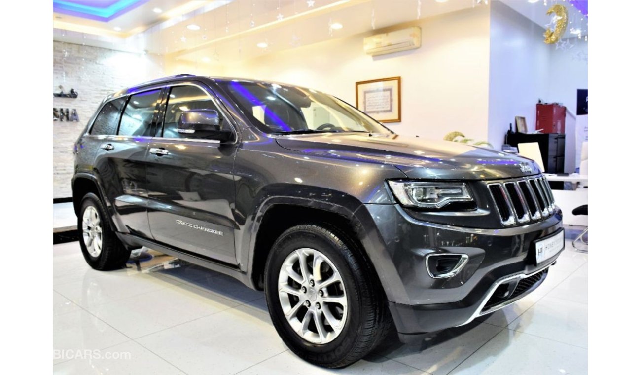 Jeep Grand Cherokee Amazing "FULL OPTION" Jeep Grand Cherokee Limited 4x4 2014 Model!! in Grey Color! GCC Specs
