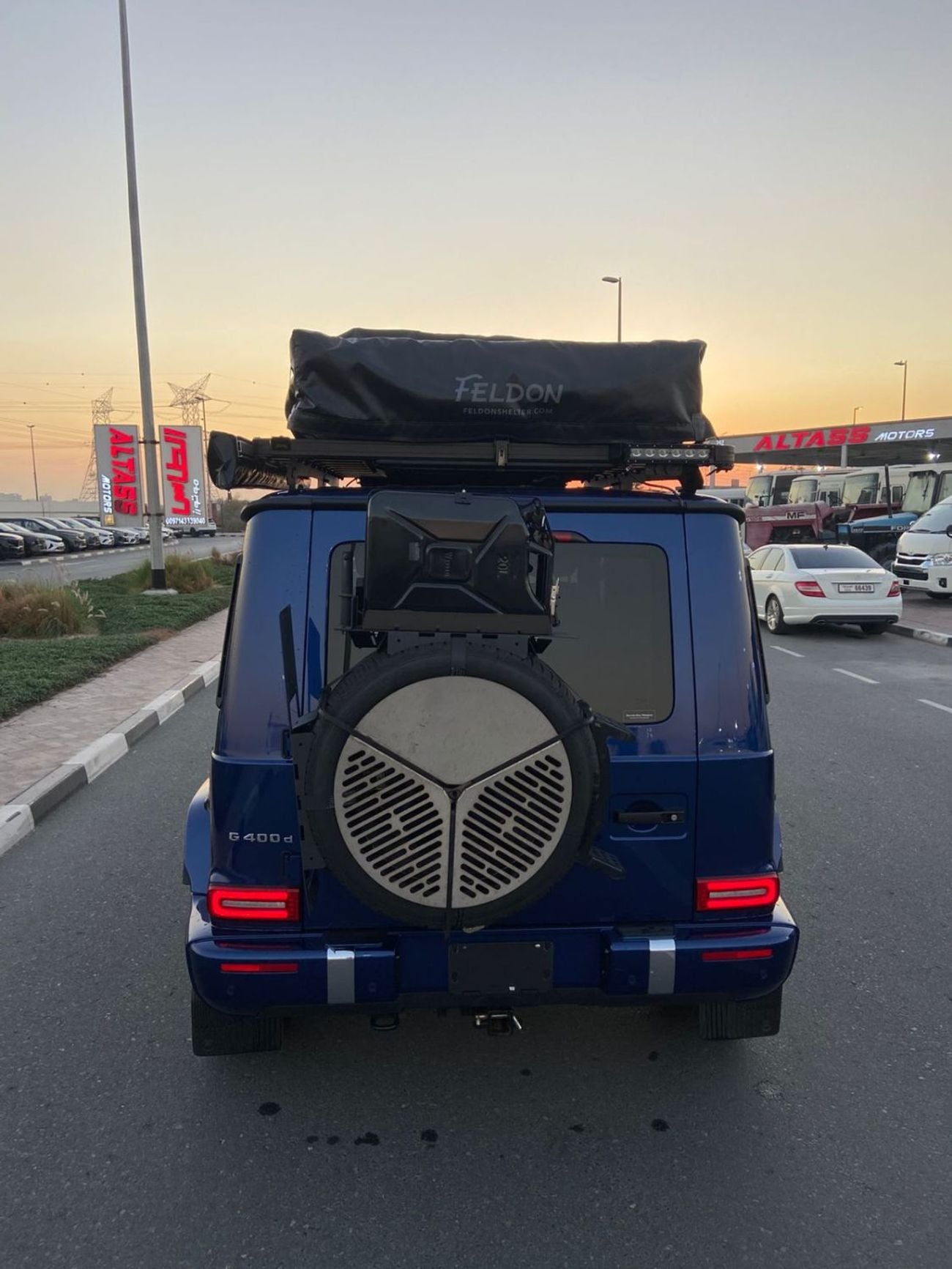 Mercedes-Benz G 400 Mercedes-Benz G400 diesel engine 2022 RHD blue colour