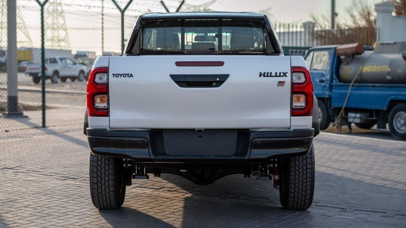 Toyota Hilux GR Sport 4.0L Automatic . Petrol . Pick Up Truck . Four Wheel Drive . 5 Seats . 4 Doors ▾