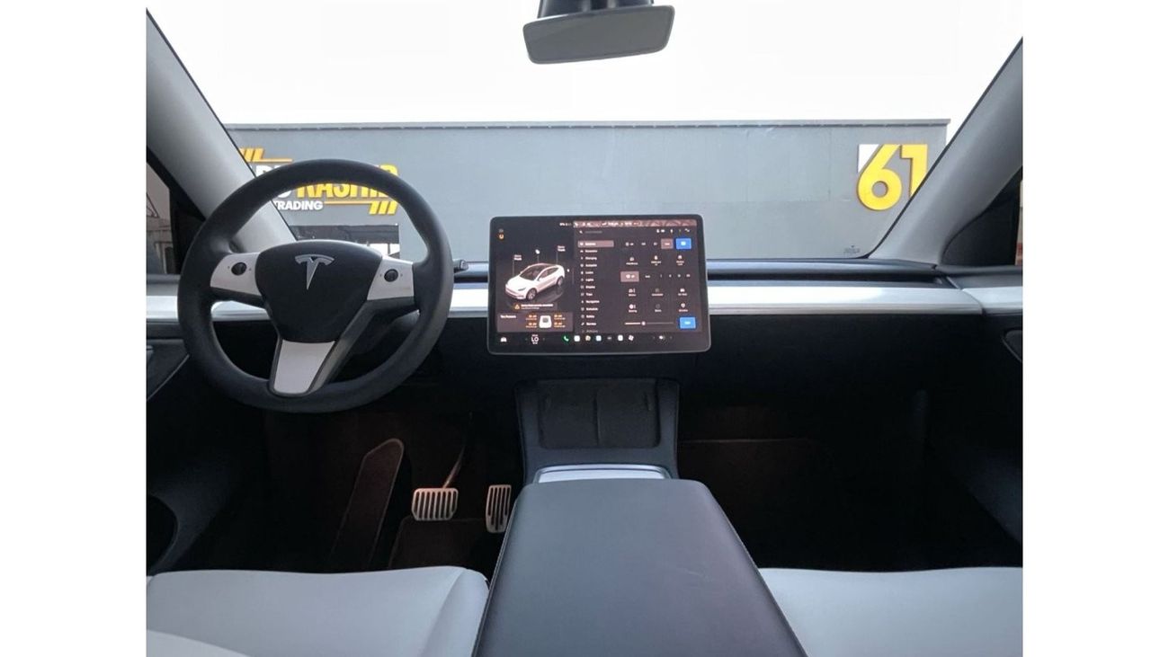 Tesla Model Y TESLA MODEL Y LONG RANGE DUAL MOTOR MODEL : 2023 MILEAGE : 24,000 km PRICE : 172,000 DIRHAMS Gulf sp