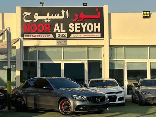 مرسيدس بنز C 63S AMG مرسيدس بنز AMG C63S خليجي 2015 بحاله ممتازه