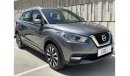 Nissan Kicks 1.6L | GCC | EXCELLENT CONDITION | FREE 2 YEAR WARRANTY | FREE REGISTRATION | 1 YEAR COMPREHENSIVE I