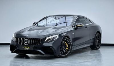 Mercedes-Benz S 63 AMG Std 4.0L (604 HP) 2018 Mercedes-Benz S63 AMG, Yellow Night Edition, 2 years Warranty, Mercedes FSH, 