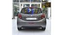 Peugeot 208 EXCELLENT DEAL for our Peugeot 208 1.6L ( 2019 Model ) in Grey Color GCC Specs