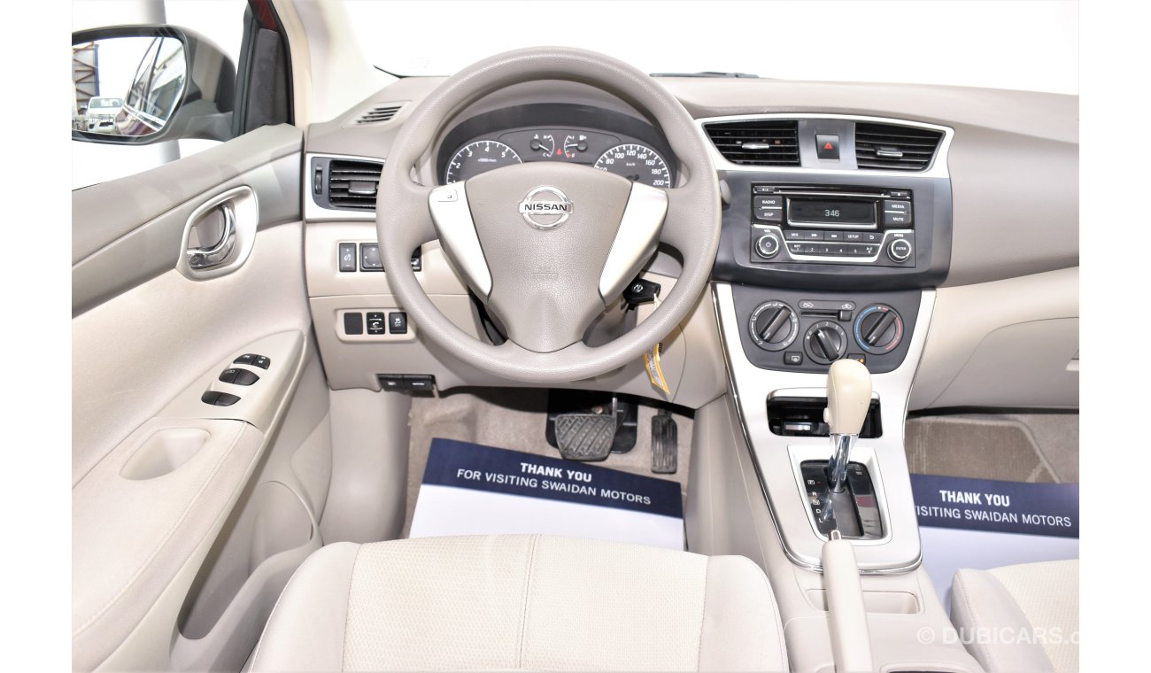 Nissan Sentra AED 860 PM | 1.6L S GCC DEALER WARRANTY