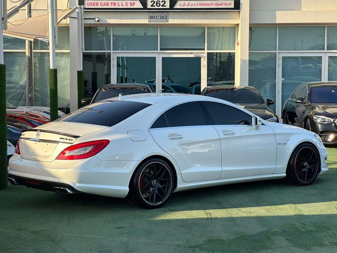 مرسيدس بنز CLS 63 AMG STD مرسيدس بنز SLS63 وارد كلين تايتل صبغ وكاله بدون حوادث
