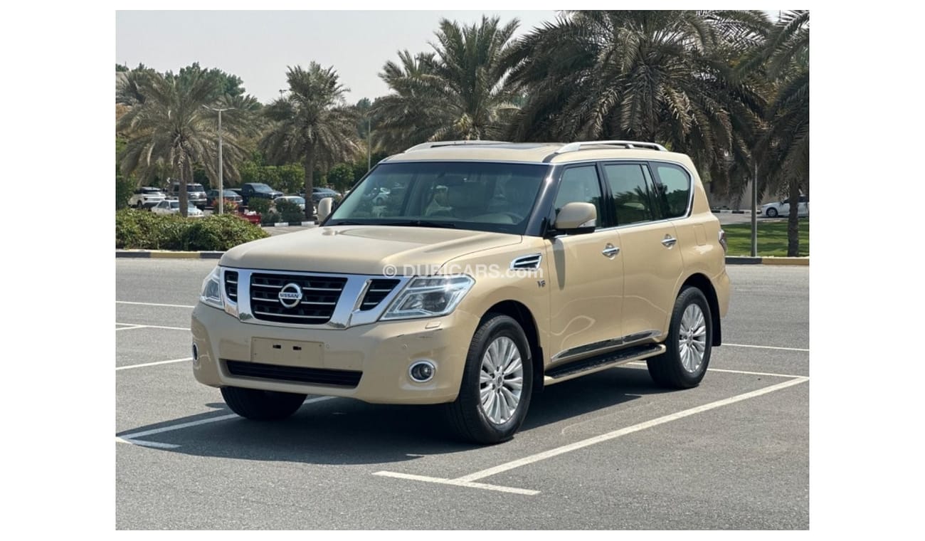 نيسان باترول LE تيتانيوم موديل 2017 خليجي حاله ممتازه جدا من الداخل والخارج فل مواصفات كراسي جلد  وكاميرا خلفيه و