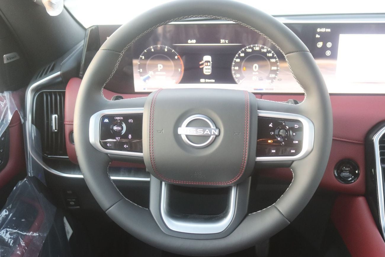 نيسان باترول LE Platinum City 3.5L LE Platinum 3.5L, Leather Seat , Panoramic Roof , Alloy Wheels , Model 2025