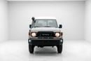 Toyota Land Cruiser 70 LC 78 HARDTOP 4.0L AT - White Inside Bluish Grey | Export Only