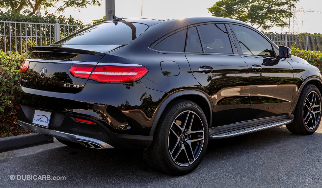 مرسيدس بنز GLE 43 AMG 2019, 3.0L V6 , Biturbo 4Matic w/ 3Yrs or 100,000km Warranty