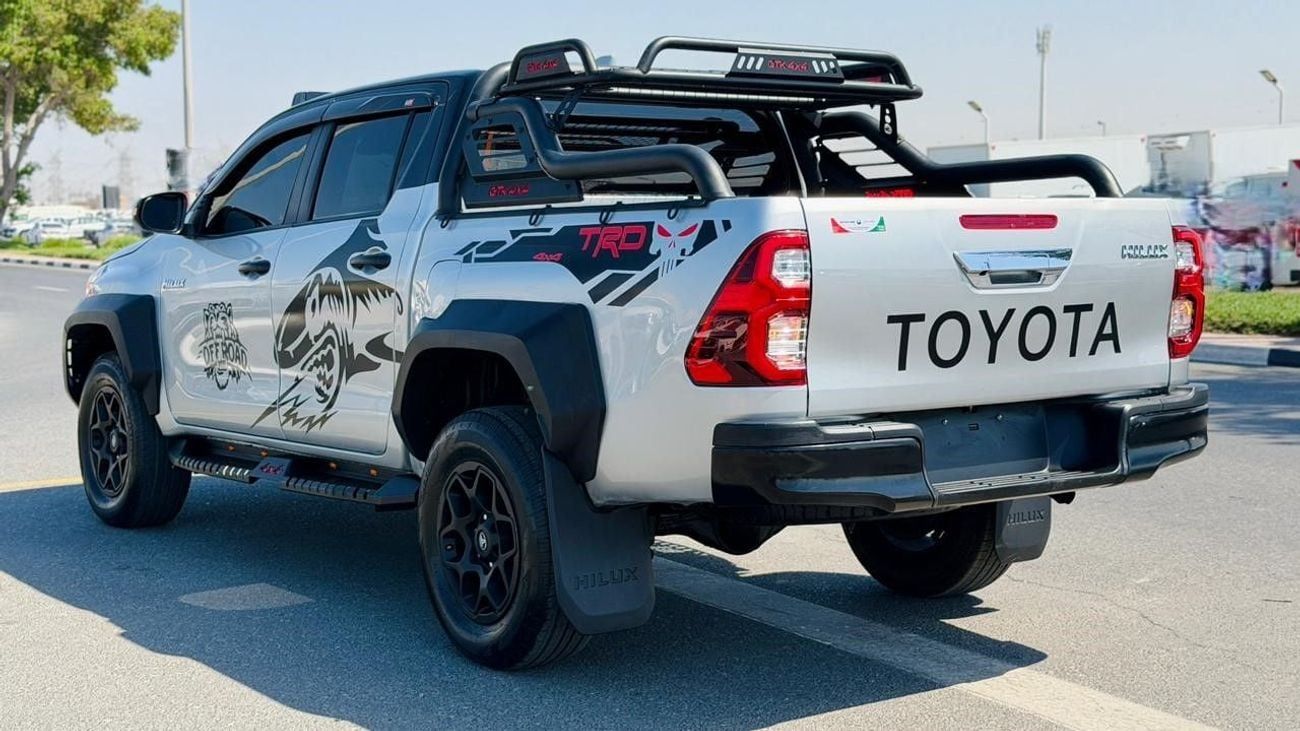 Toyota Hilux 2023| 2.8L DIESEL ENGINE | AT | RHD | HEAVY GTK 4X4 SPORTS BAR WITH BASKET | 4X4 SIDE STEPS WITH LED