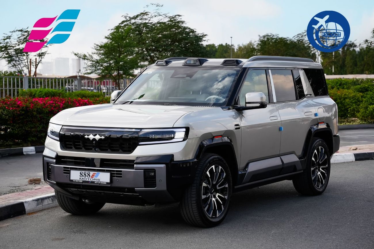 بي واي دي ليوبارد 8 2025 Leopard 8  NEW Flagship 5-seates AWD Gold in White 0Km