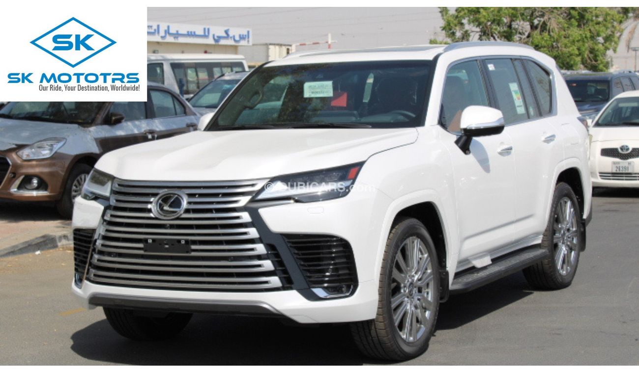 لكزس LX 600 3.5L V6 Petrol, Alloy Rims,  DVD & Rear Camera, Driver Power Seats, Sunroof, 4WD (CODE # LX02)