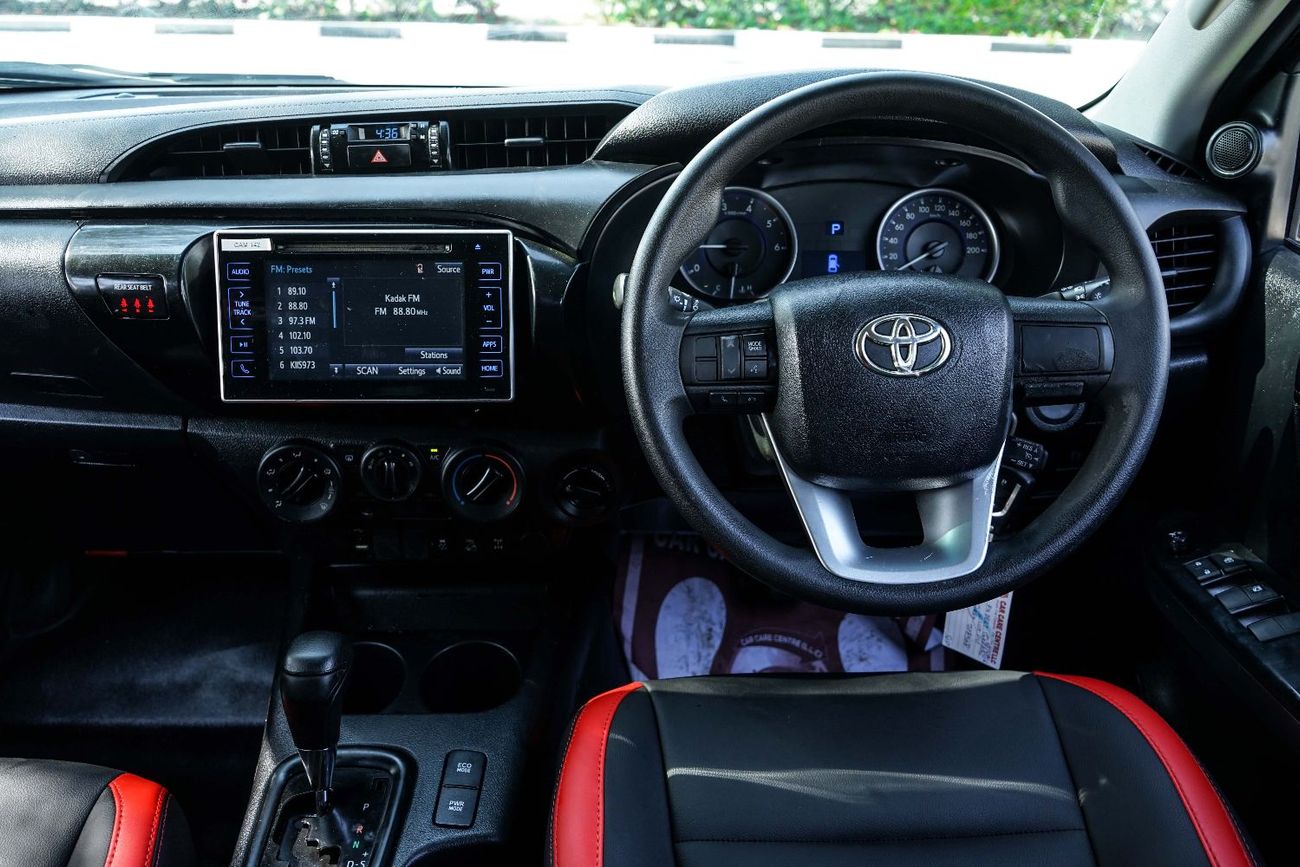 تويوتا هيلوكس The Toyota Hilux is a legendary, tough, and versatile pickup truck known for its reliability and off