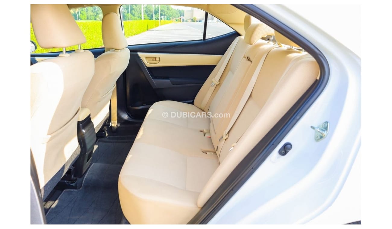 Toyota Corolla 2019 | 4dr Sedan 1.6L 4cyl Petrol A/T RWD - GCC Specs - Book now