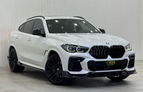 بي أم دبليو X6 40i M Sport 3.0L 2022 BMW X6 xDrive40i M-Kit, 2027 BMW Warranty + Service Pack, Fully Loaded, Low Km