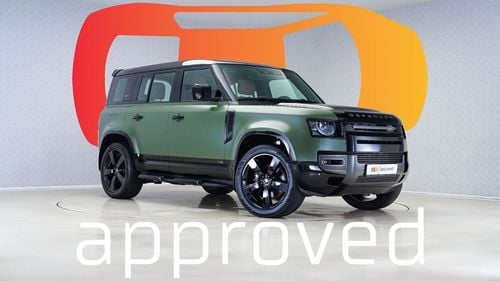 لاند روفر ديفندر Defender 110 P525 V8 Edition  | AED 6,087 PM | Warranty Feb-2027 | GCC