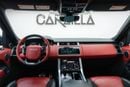 Land Rover Range Rover Sport SVR AED 4,504 P.M | 0% Down Payment | Supercharged | High Performance SUV