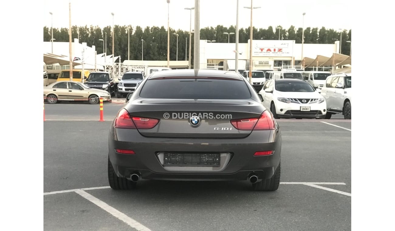 بي أم دبليو 640i بي ام دبليو 640 موديل 2015 بحالة جداً ممتازة