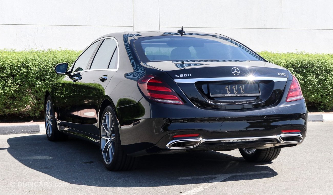 Mercedes-Benz S 560 5 Years Warranty and Service Contract / GCC Specifications