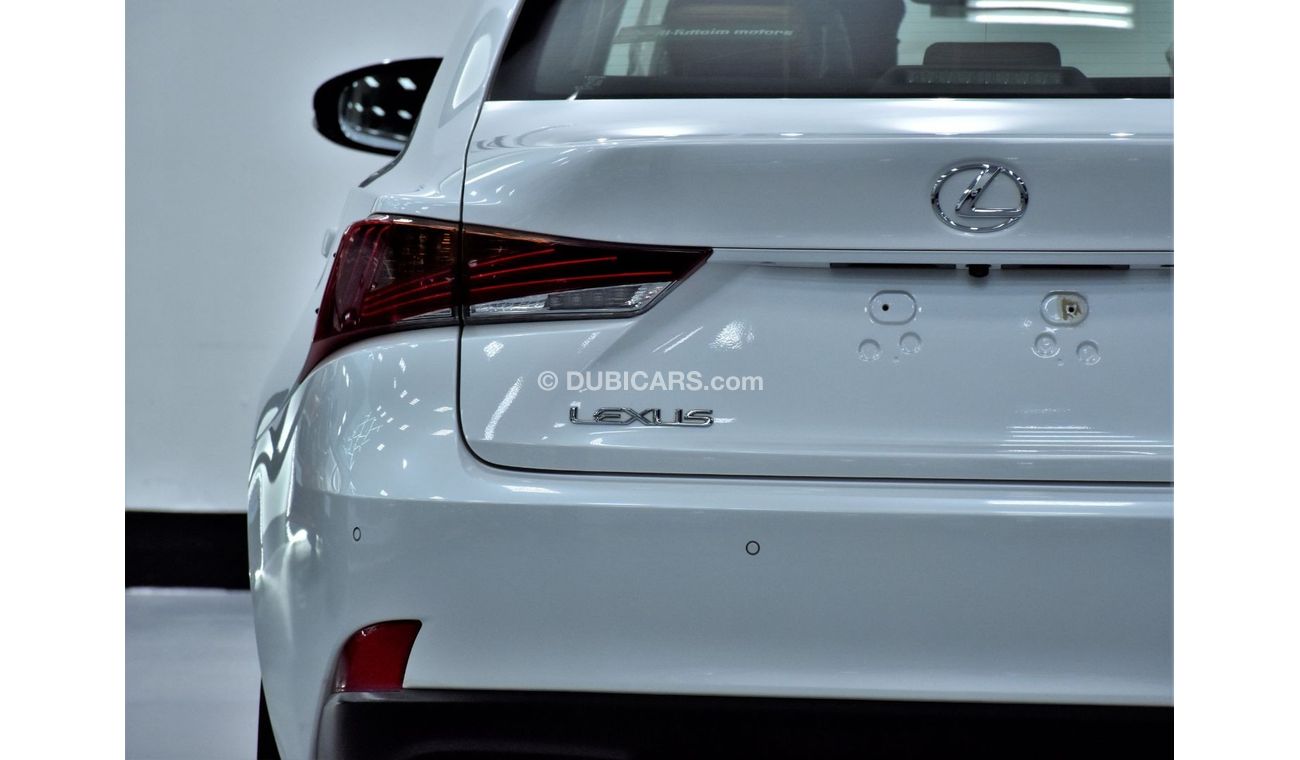 Lexus IS300 Platinum EXCELLENT DEAL for our Lexus IS300 ( 2018 Model! ) in White Color! GCC Specs