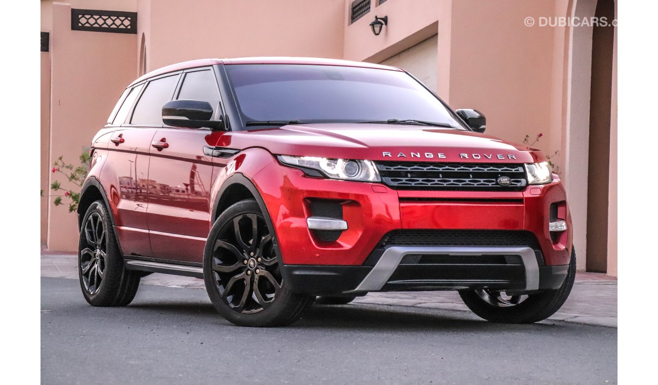 Land Rover Range Rover Evoque Dynamic 2013 GCC under Agency Warranty with Zero Down-Payment.