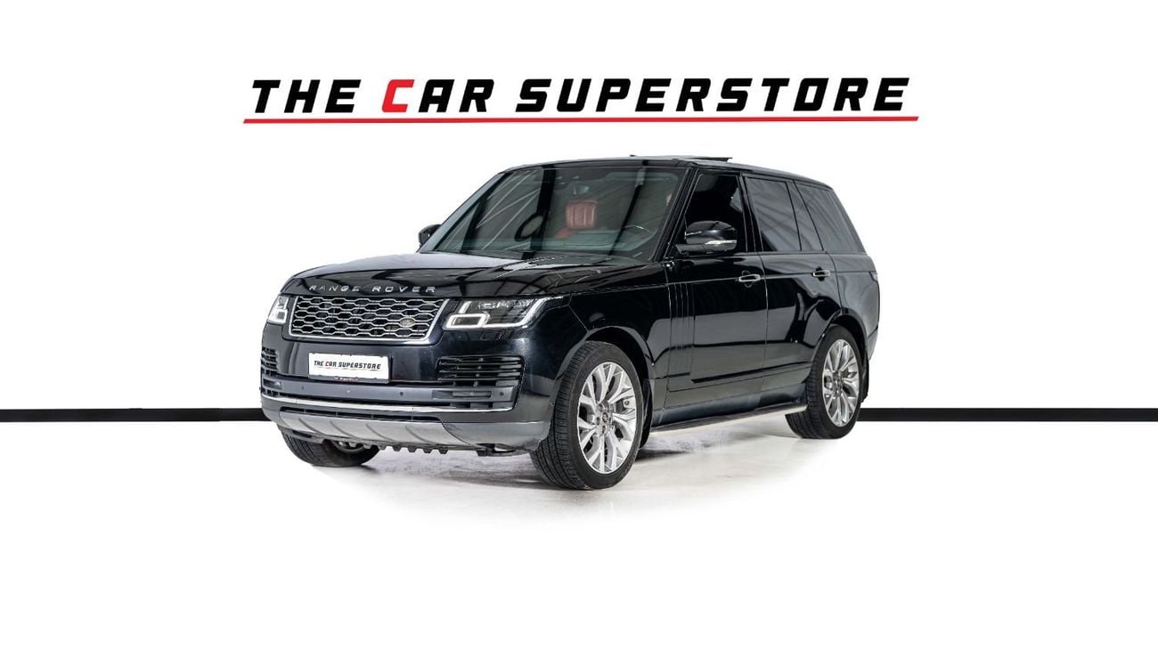 Land Rover Range Rover Supercharged 5.0L GCC-High Specifications-Premium Red Leather Interior
