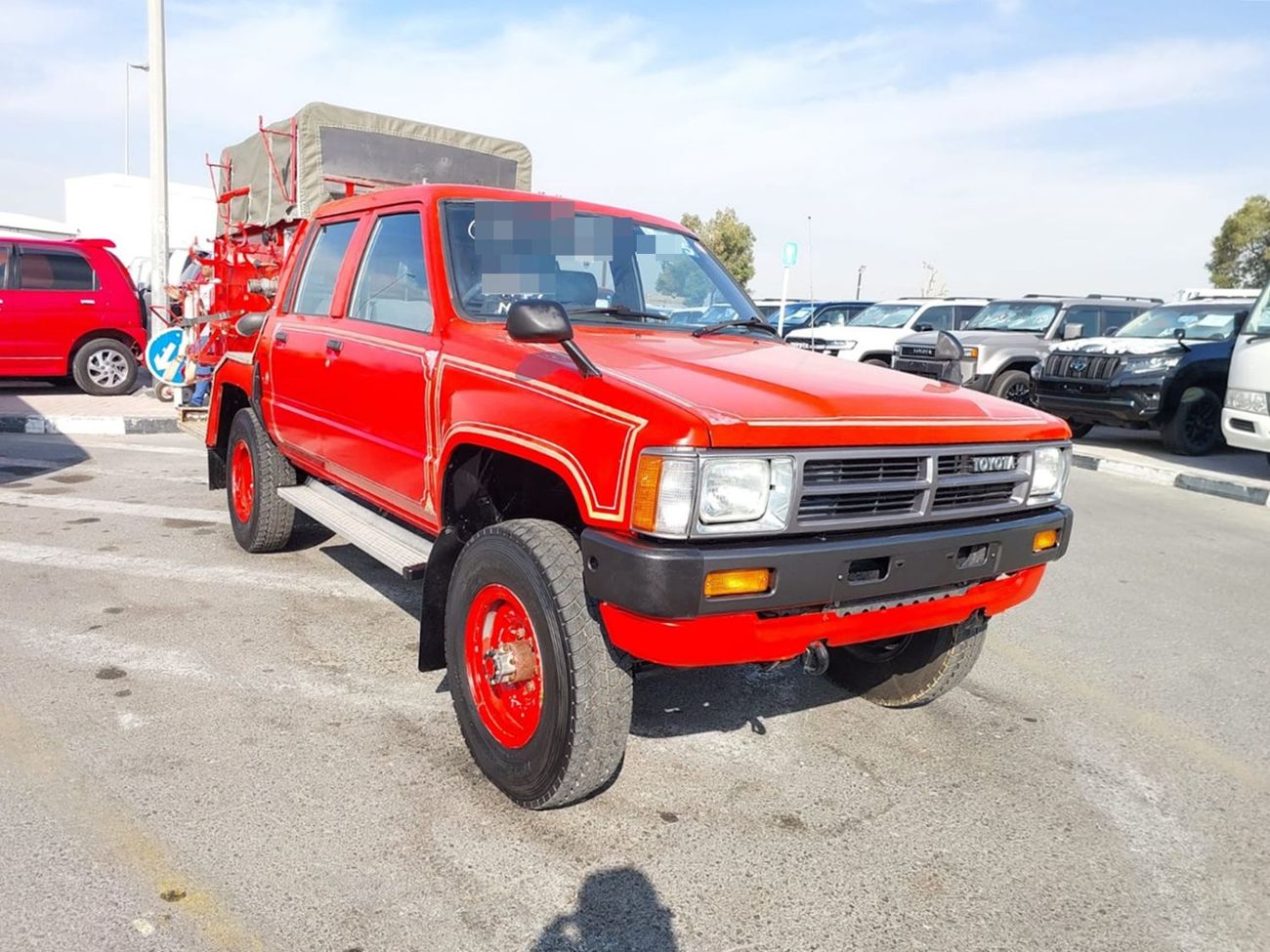 تويوتا هيلوكس TOYOTA HILUX PICKUP RHD 1987 MODEL 2.0 L PETROL MANUAL(PM19257)