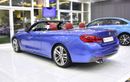 BMW 420i EXCELLENT DEAL for our BMW 420i M-Kit Convertible ( 2019 Model ) in Blue Color GCC Specs