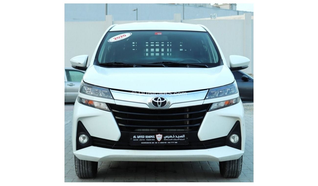 Toyota Avanza GLX Toyota Avanza Van 2020 GCC in excellent condition