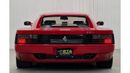 Ferrari Testarossa 1993 Ferrari 512 Testarossa Manual Transmission, Full Service History, Japanese Spec